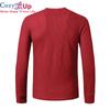 Cozy Up Waffel-T-Shirt Herren Henley Shirt Casual Slim Fit Langarm T-Shirt Homme Solid Hip Hop Camisetas Tops