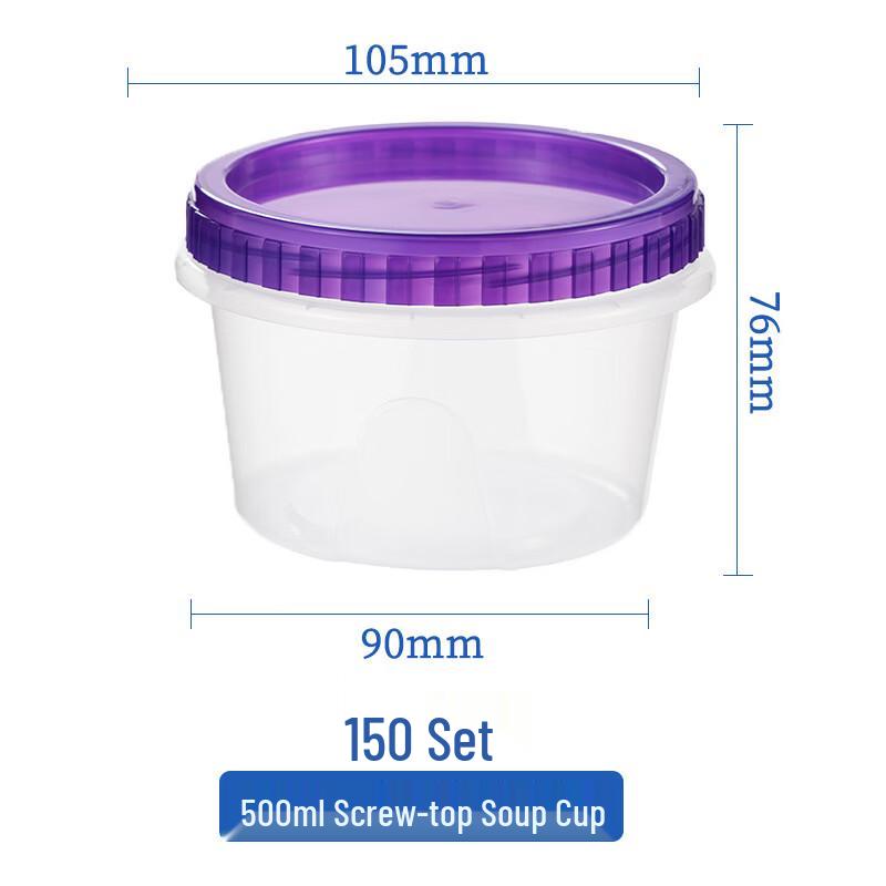Disposable Commercial Food Containers with Twist Lids