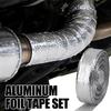 5M Exhaust Pipe Heat Wrap Tape Aluminum Foil Tapes for Car Motorcycle Truck Exhaust Header
