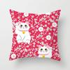 New Style of Lucky Cat Series Pillowcases, Home Office Sofa Pillow Cushion Covers, Seats