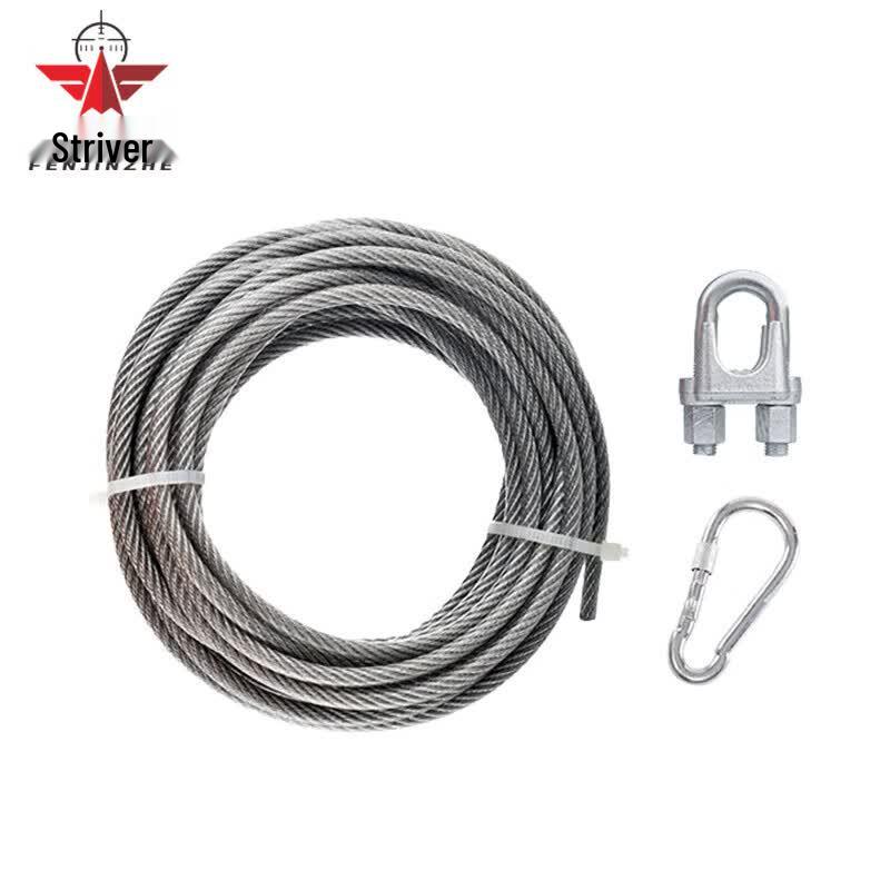 FENJINZHE Outdoor Fitness Climbing Frame Steel Cable Set