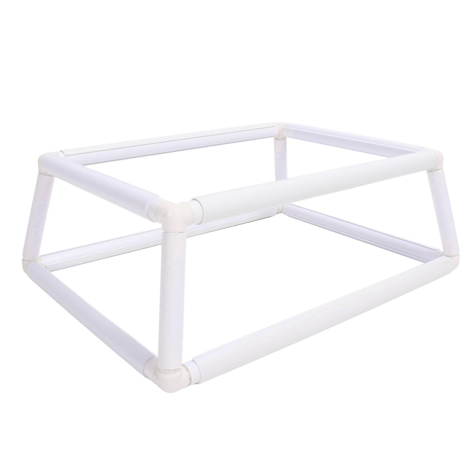 

Держатель для пялец для вышивки крестом, двухслойный, зажимной, пластиковый, ручная стойка для пялец для вышивки крестом белый