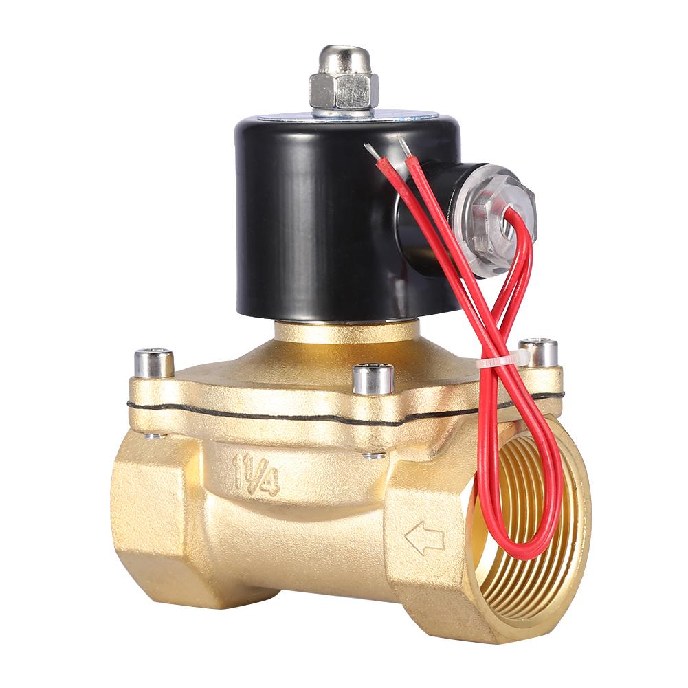 DN32 Normalmente Chiuso 2 Posizioni 2 Vie Elettrovalvola Elettromagnetica AC 220V 114