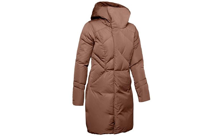 Under Armour Sportstyle Down Jackets Women s Brown Hooded Moderate Other 1346480-270 S