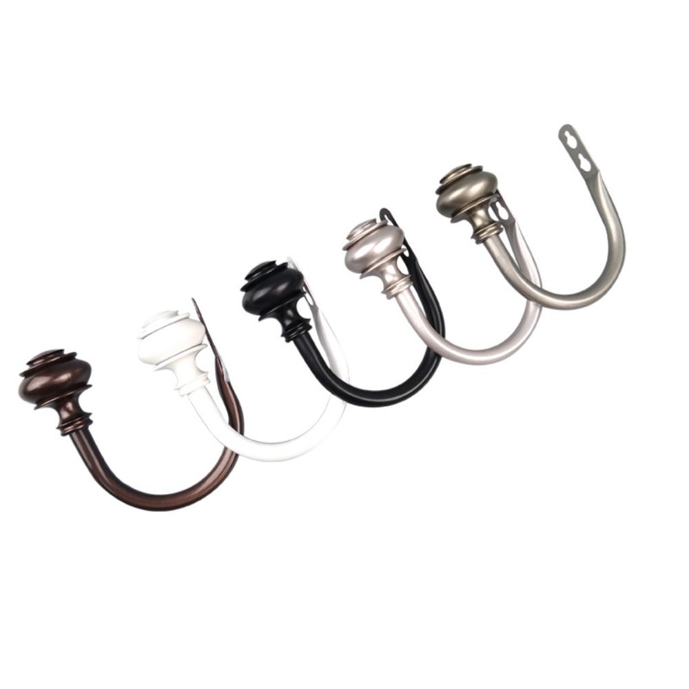 2Pcs Vintage Style Curtain Holdbacks Wall Mounted Tieback Hooks Drapery Tie Backs  Home Decor