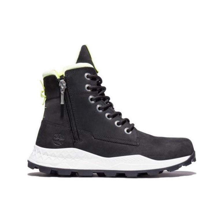Timberland Brooklyn Series Warm Durable Comfortable Versatile Short Outdoor Boots Men boots Black A2HV7001