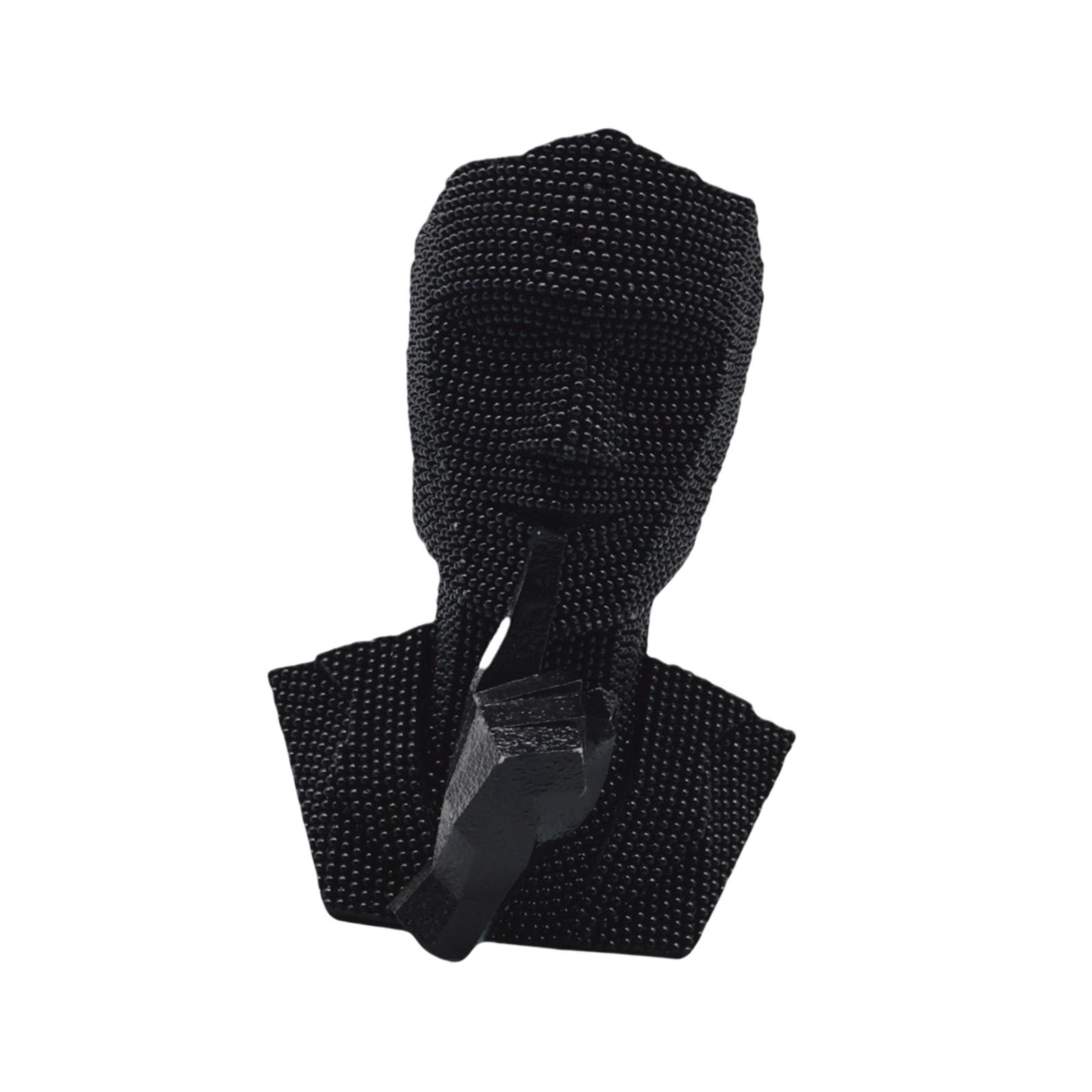 

Mask Figure Sculpture Tabletop Ornament Resin Nordic Collectible Desktop Decoration for Bar Office Restaurant Entrance Hall чёрный