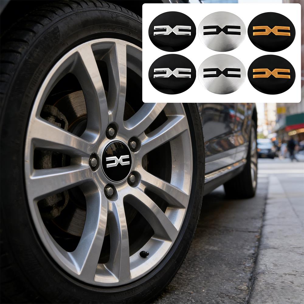 3D Car Wheel Center Hub Caps Sticker  Auto Emblem Wheel Center Cap For Dacia Duster Logan Dokker Lodgy 2 Sandero MK2 Stepway Mcv