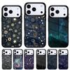 Starry Sky Phone Case for iPhone 17 Air 16e 15 14 13 Pro Max Back Cover for 12 11 Pro Coque