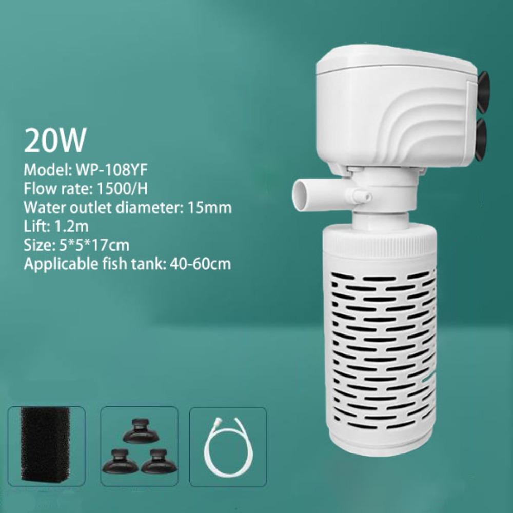 Suction Cup Aquarium Filter Pump Silent Oxygen Air Pump Fish Tank Air Oxygen Aerator  Supermarket