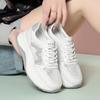 Mesh Casual Sports Shoes For Women In Summer Soft Sole Comfortable Mesh Women's Shoes Breathable White Shoes Mother's Shoes