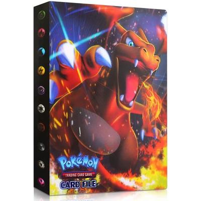 Kroužkový pořadač na Pokémony - POKEMON - Kapacita 240 karet - Červený