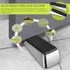 Anti-skid Mobile Door Stopper Zinc Alloy Safety Protector Door Wedge Rubber Mute Door Stop Wall