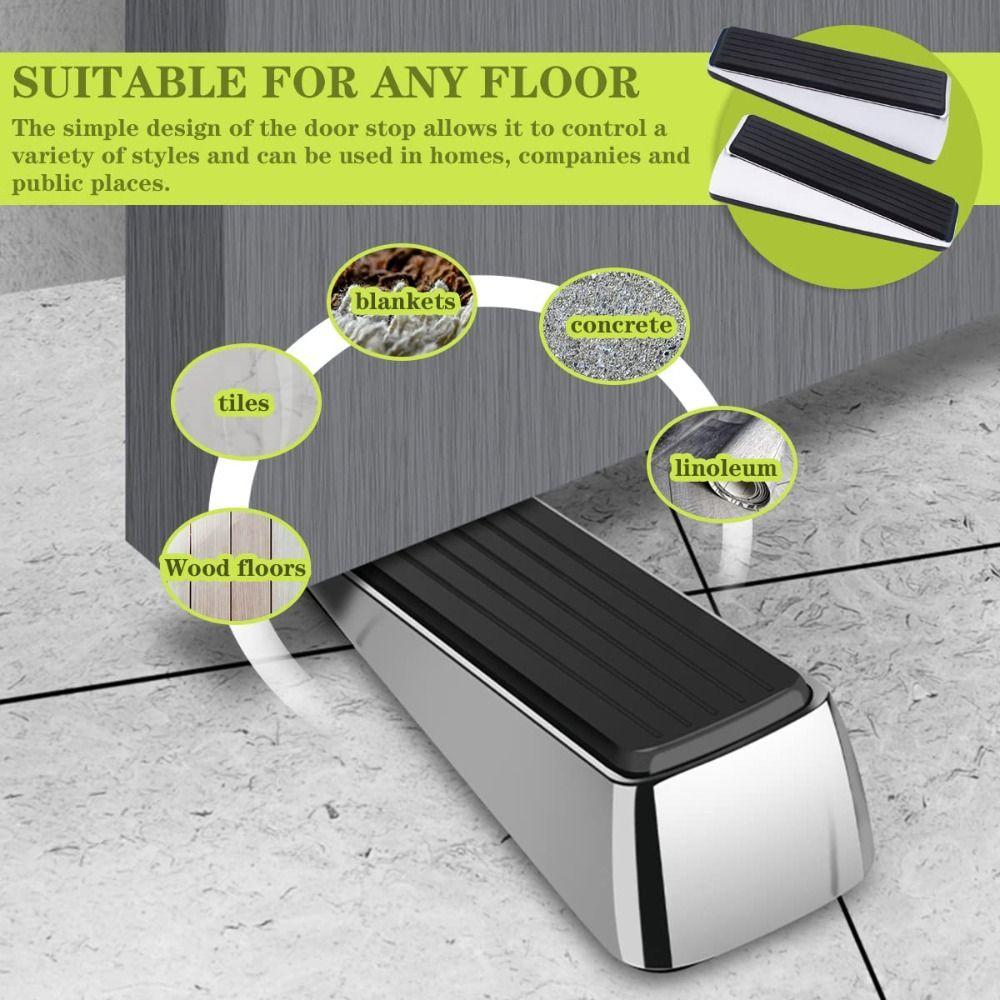 Zinc Zinc Aliaj Pană de Ușă Protector de Siguranță Oprire Ușă Anti-coliziune Dop Ușă Perete