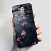 Printing Pattern Case For Nokia 7.1/Nokia 7 Plus Fundas Nokia7 Cover Soft Silicone Black Shell Cute Flower Cartoon Casing Coque