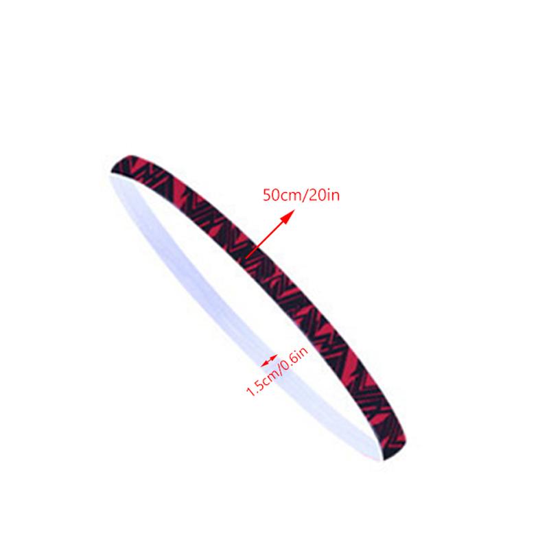 Yoga Laufen Outdoor Fitness Stirnband Sport Haarband Rutschfest Elastisches Schweißband Fitnessstudio Sport Stirnband Streifenmuster Kopfbedeckung