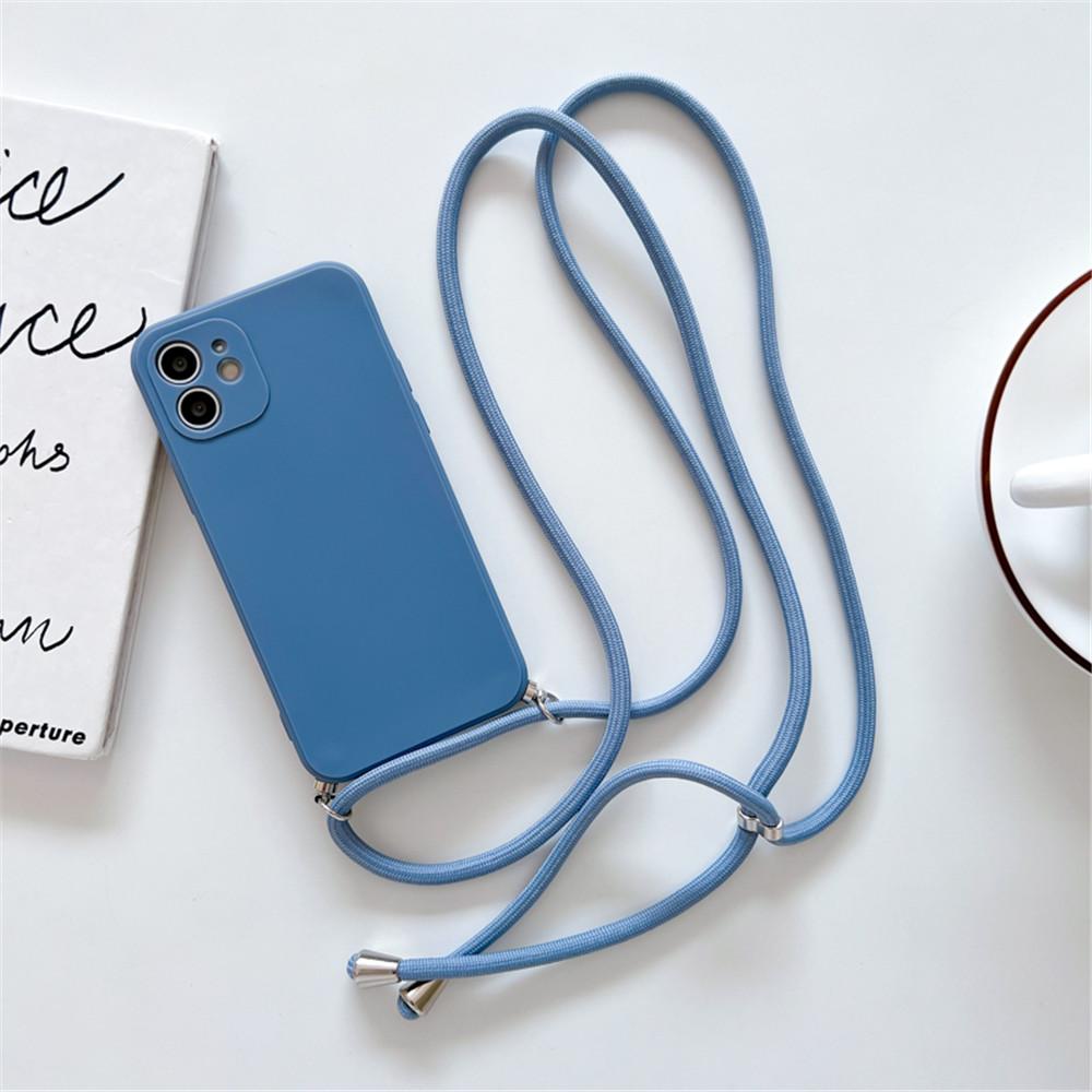 Crossbody Necklace Lanyard Cord Strap Phone Case For Xiaomi Poco X7 X6 X5 X3 Pro M8 M7 M6 F6 F7 F3 F4 POCO C65 C75 C85 Cover