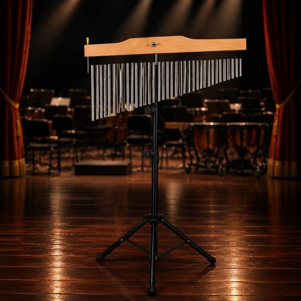 Adjustable Height Bar Chime Three-Leg 36-noteTone Wind Freestanding