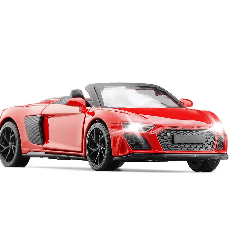 1/32 Scale R8 Spyder 2020 Model Car Diecast Toy Vehicle Collection Gift