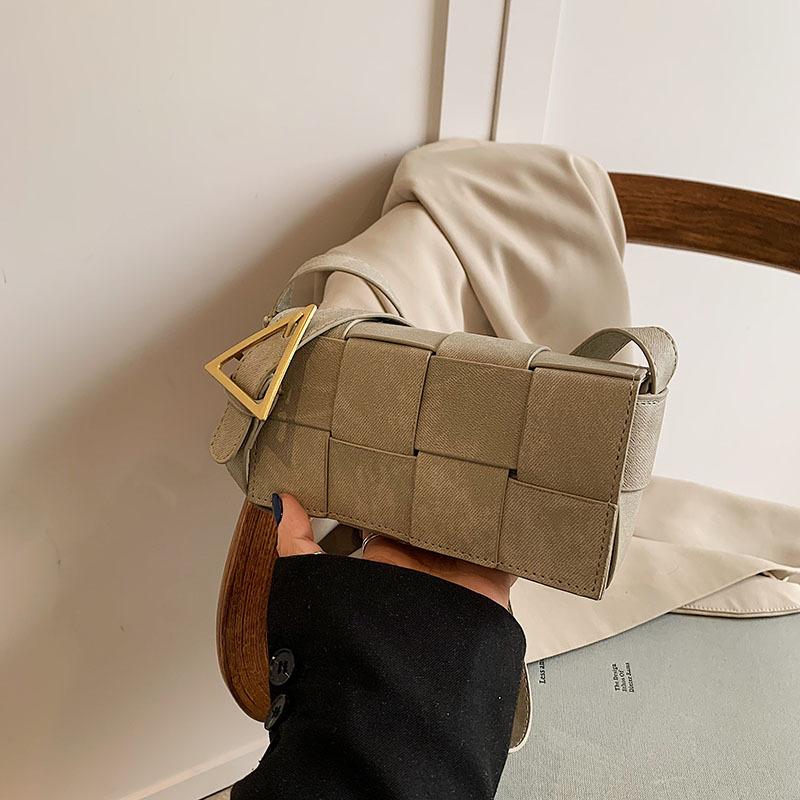 

2025 новый модный простой индивидуальный весенний зарубежный нишевый дизайн маленькая квадратная сумка сумка-мессенджер сумка на плечо зелёный