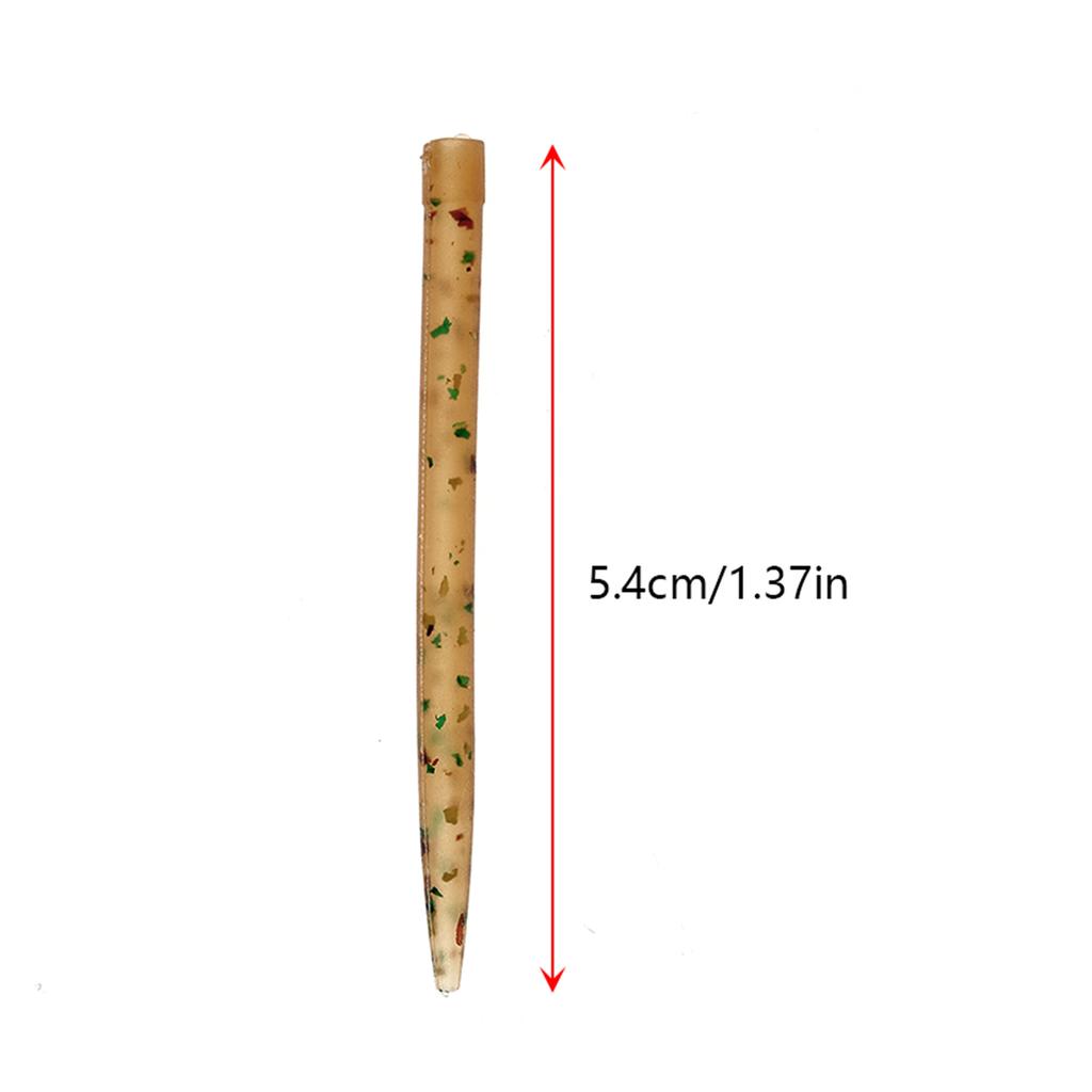 50pcs 54mm Anti Tangle Rubber Sleeves Connect with Fishing Hook Carp Coarse Fishing Accessories