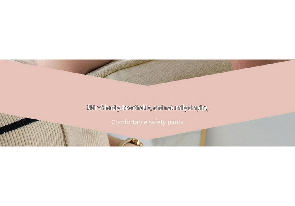 Pantalones Cortos de Seguridad de Seda de Hielo de Verano para Mujer Sin Costuras - Antiexposición, Dobladillo sin Enrollar, Usables por Fuera