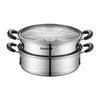 SUPOR 304 Edelstahl 26cm Doppelschichtiger Dampfgarer