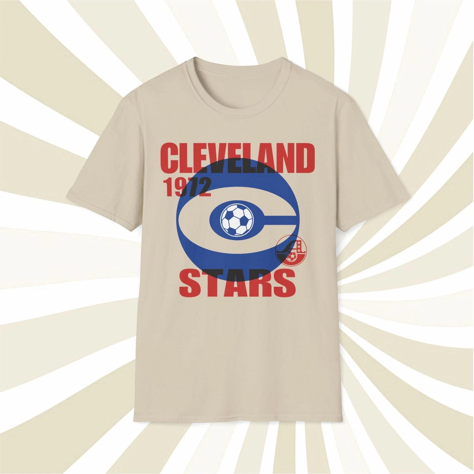 Men s and Women s T-shirts Cleveland Stars 1972 ASL Vintage Offset Printed Soccer T-Shirt S