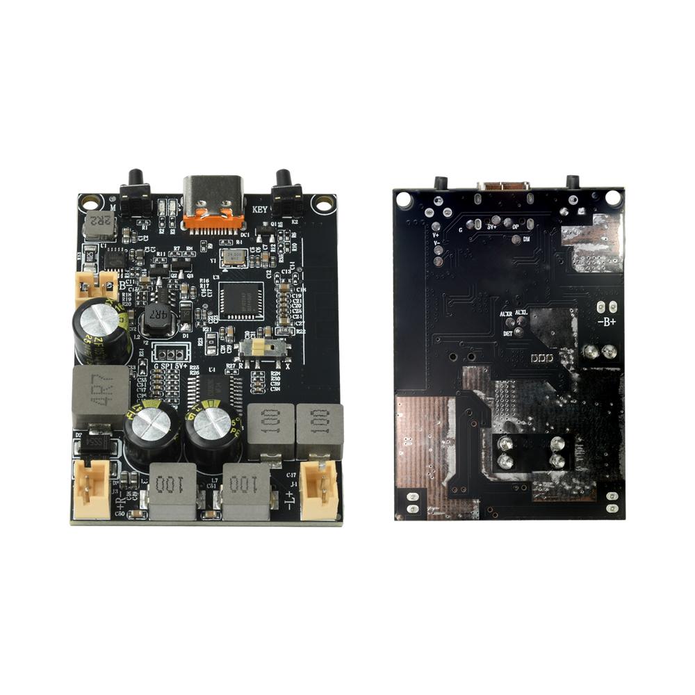 DC5V TWS Bluetooth Amplifier Module 2×10W Dual-Channel Bass Enhancement Algorithm Bluetooth Amplifier Board Type-C Interface