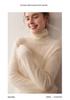 Women's 100% Pure Cashmere High Neck Sweater - Loose, Warm, Long Sleeve Knit Base Layer for Autumn/Winter
