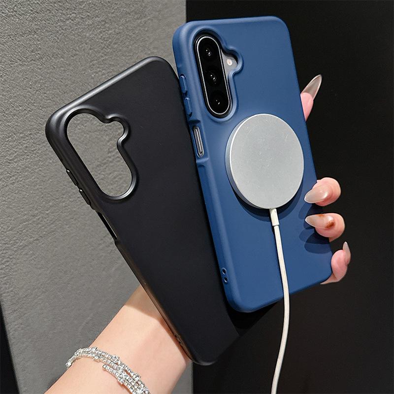 Custodia in Silicone Premium con Assorbimento Magnetico per Samsung A17