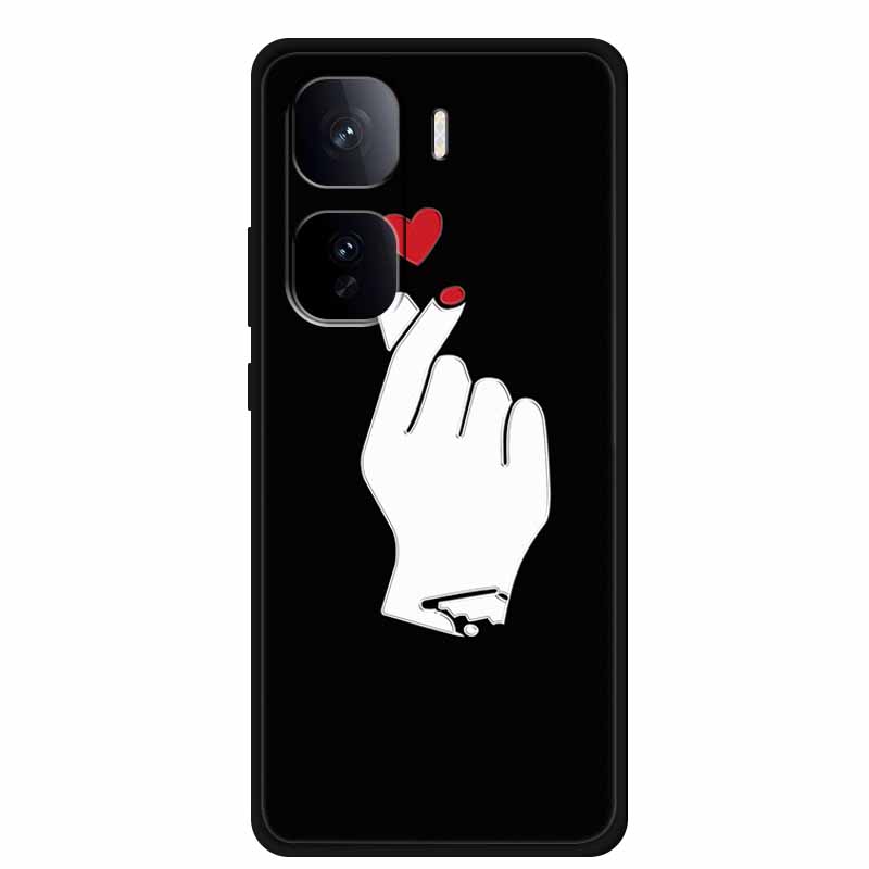 For iQOO Neo 10 Phone Case 3D Relief Emboss Flower Cover for Vivo iQOO Neo 10 Pro plus Silicone Soft Protective Cases Neo10 Pro+