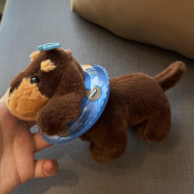 1Pc Children Birthday Gifts Cute Dachshund Pendant Plush Toy Doll Backpack Hanging Ornament Doll Home Decorations