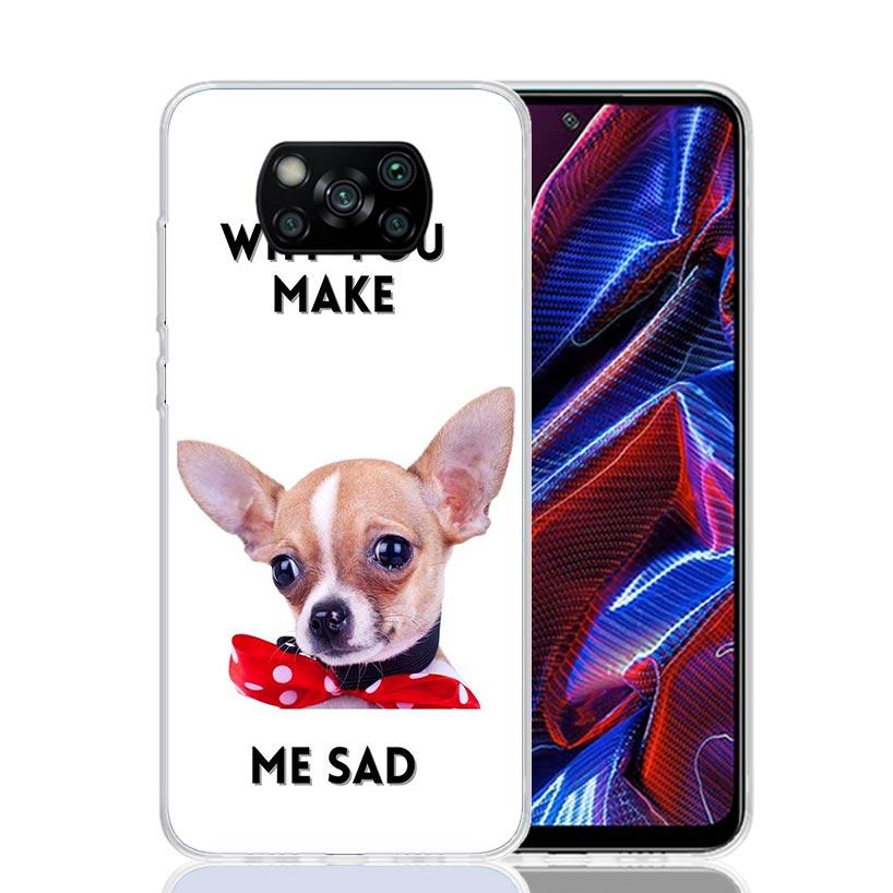 Chihuahua Puppy Teacup Dogs Case Phone Cover for Xiaomi Poco X3 Nfc X5 X6 X7 X4 Gt F7 Ultra F6 F5 Pro F4 F3 M5S M5 M4 M3 5G Tren