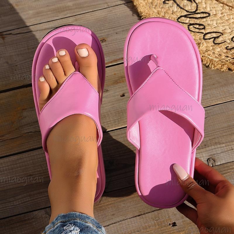 Multi-Color Platform Flip Flops Thick Sole Slippers Casual Daily Wear Comfortable Non-Slip Sandals Size 36-43 Sandalias Mujer