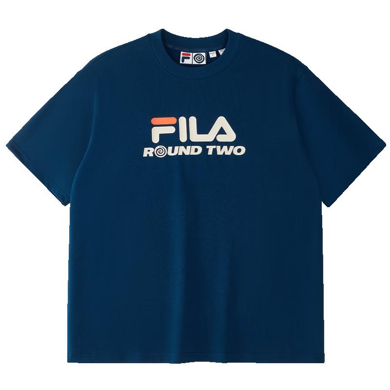 FILAFUSION Unisex Casual Knit Short-Sleeve T-Shirt M