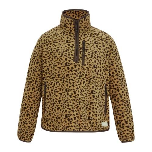 Regatta Damen/Damen Frankie Leo-Print Halbreißverschluss Fleece-Oberteil