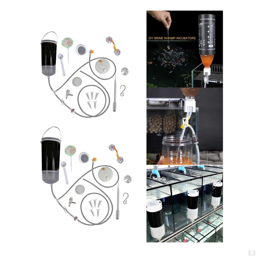 Salzlake-Inkubator Leichte Eier ing Artemia-Eier für Aquariumzucht Babyfischfutter Werkzeug