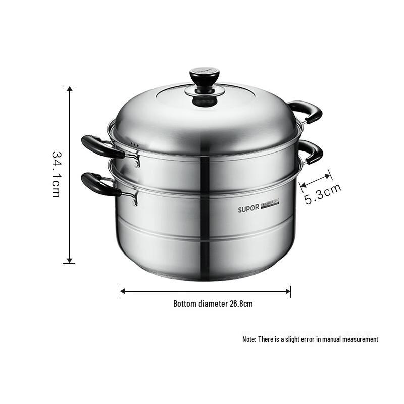 Supor 3-Layer 304 Stainless Steel Steamer