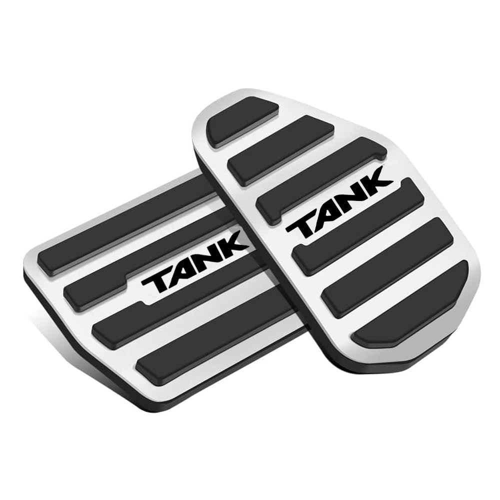 

FOR Tank M900A/M910A Dedicated Interior Throttle Cover, Anti-slip, Scratch-Resistant, Dirt-Prevention, Special Aluminum Pedal Cover, серебряный