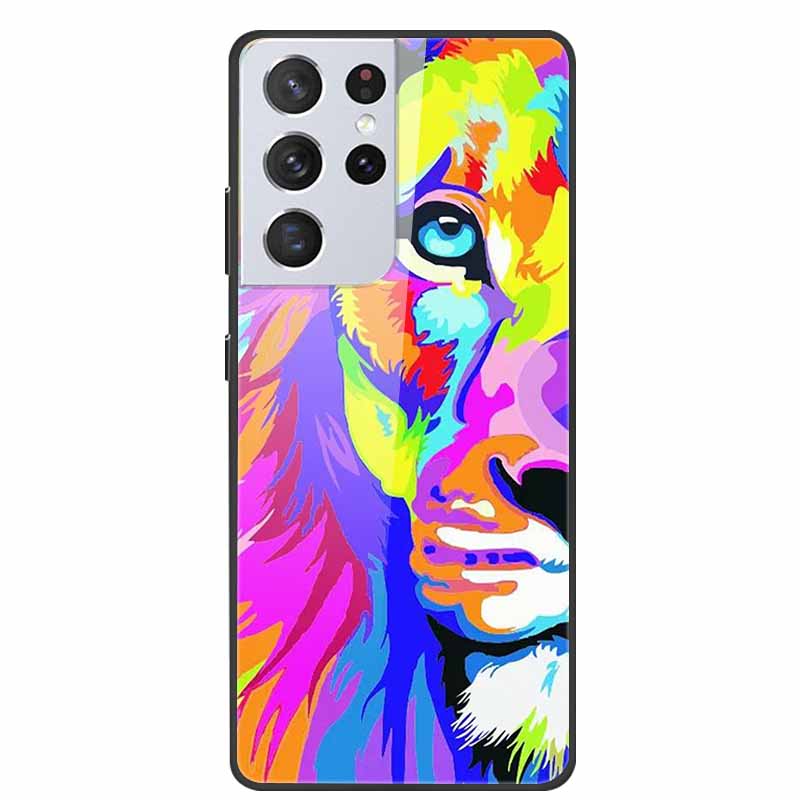 For Samsung Galaxy S25 Ultra Tempered Glass Case Back Cover Hard Phone Cases for SamsungS25 ULTRA 5G SM-S938B Protective Capa