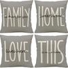Flax Popular Pillowcase Nordic Home Decoration Pillow Office Car Cushions