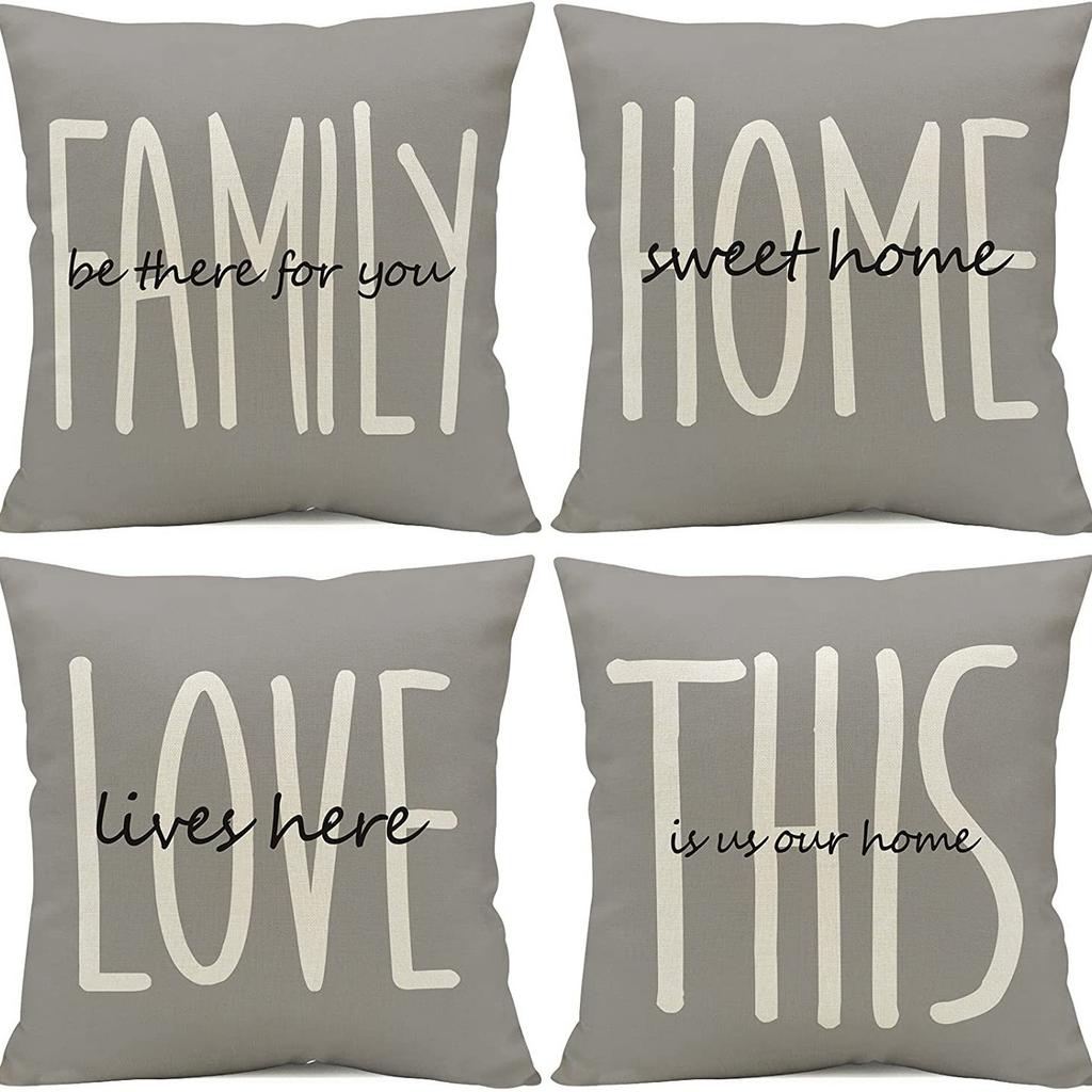 Flax Popular Pillowcase Nordic Home Decoration Pillow Office Car Cushions