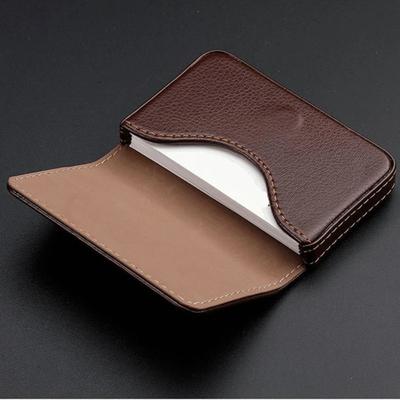 Business Card Package Creative Gifts Business Card Box Card Box Full Wrapping PU Business Card Box Magnetic Card Holder