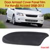 For Honda Accord 2008-12 Sedan Front Door Panel Armrest Cover Leather Black L