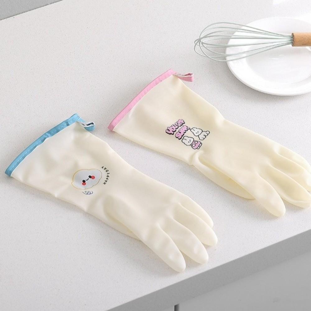 Tear-resistant Cleaning Gloves Thickened Kitchen Gloves Laundry Gloves  Kitchen Use