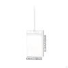 10 Pieces Clear Luggage Tags Suitcase Tag ID Badge Holder Baggage Label Travel Bag for