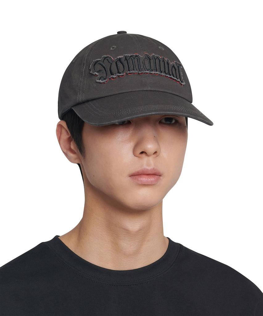 Nomaenyueol Gothic Patch Ball Cap - Charcoal