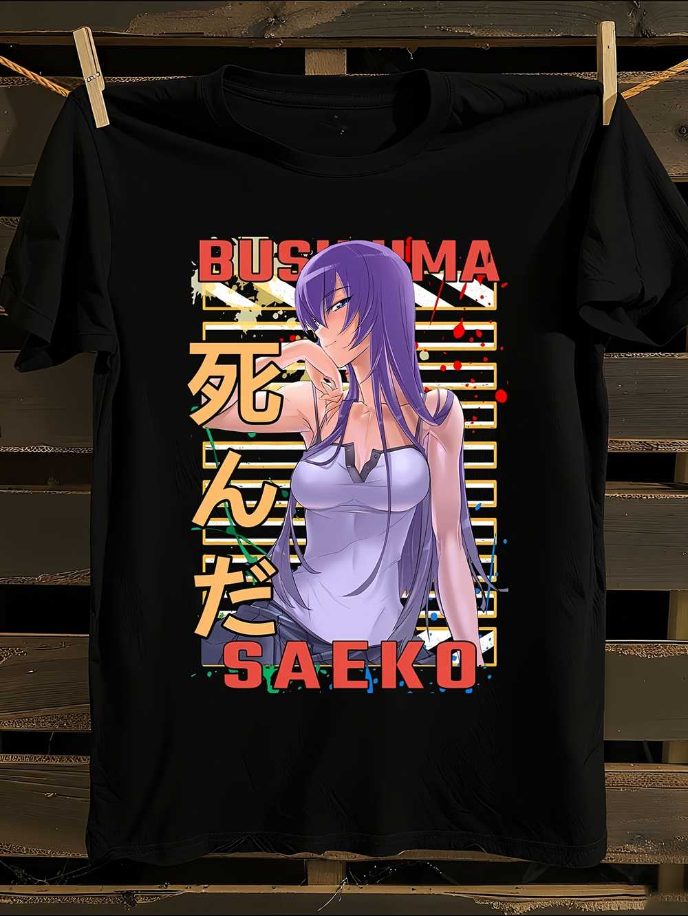 WoHighschool of The Dead Anime T-Shirt XL