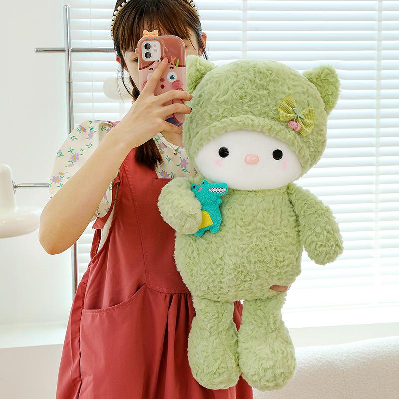 Dormy Series Doll Lamb Plush Toy Cute Kitten Cloth Doll To Sleep With Scratching Machine Doll Children'S Doll Gift